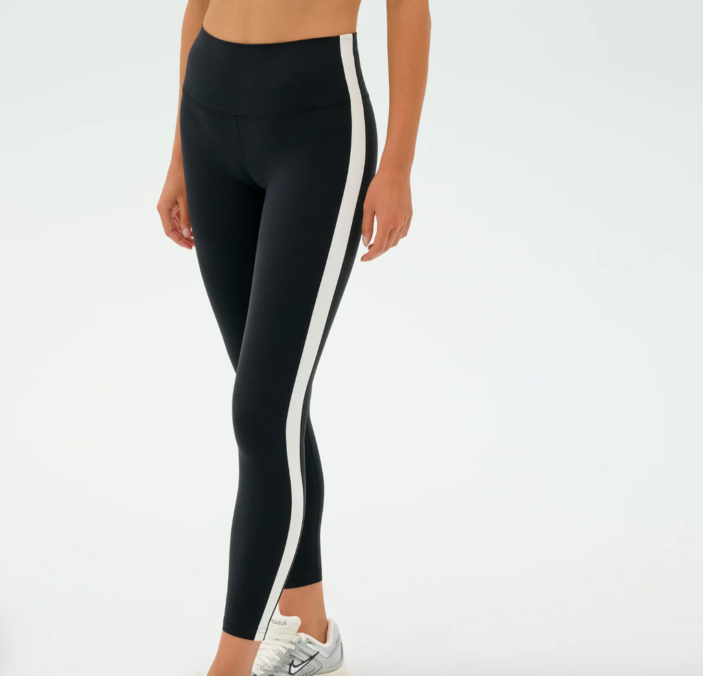 Clare High Waist Rigor 7/8 - Black/White