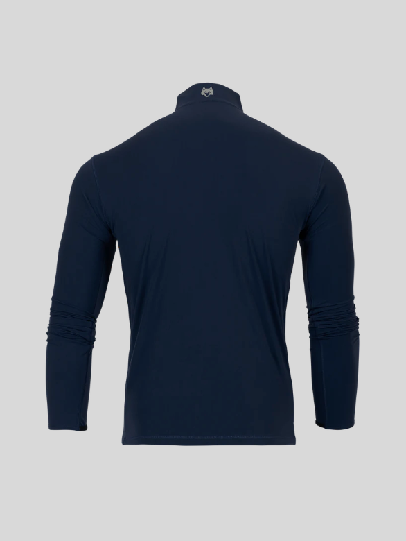 Tate Mockneck Quarter-Zip - Maltese Blue