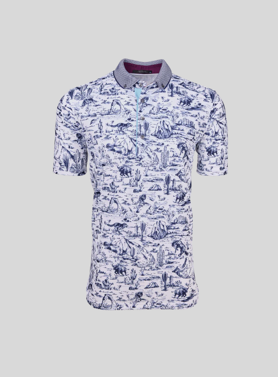Utah Toile Polo - Arctic