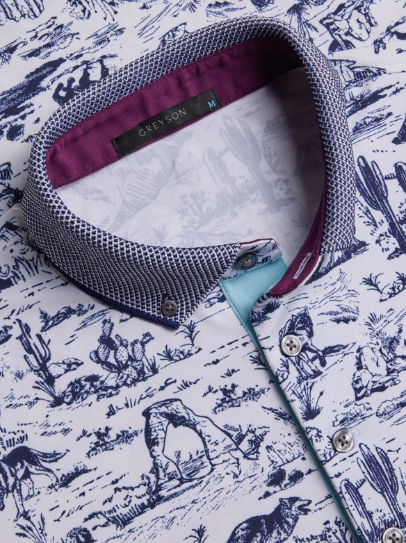 Utah Toile Polo - Arctic