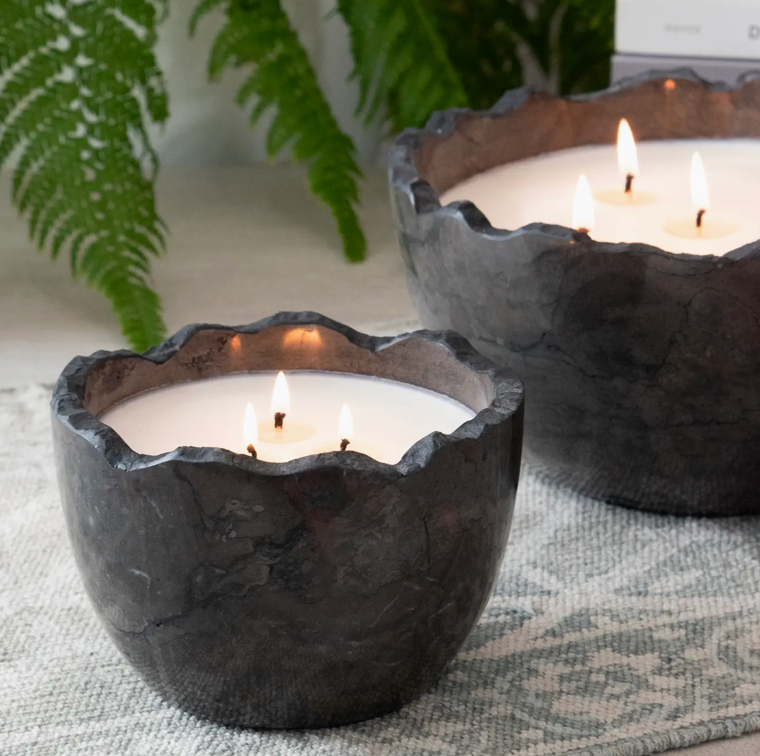 Andesite Bowl Candle in Palo Santo Fragrance