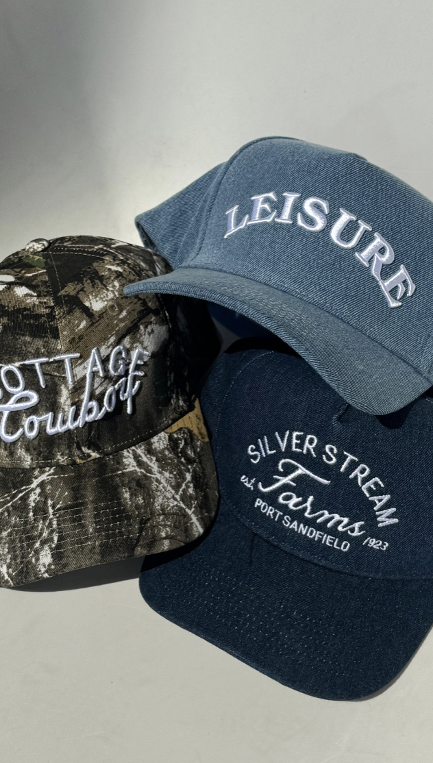 Trucker Hat - Silver Stream Denim