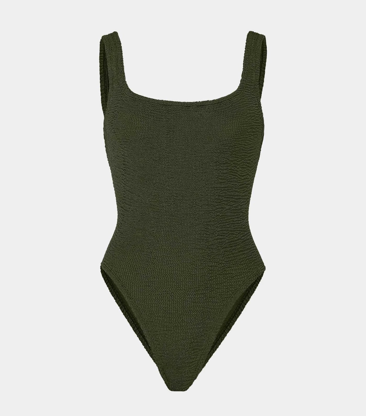 Square Neck Swim - Metallic Khaki
