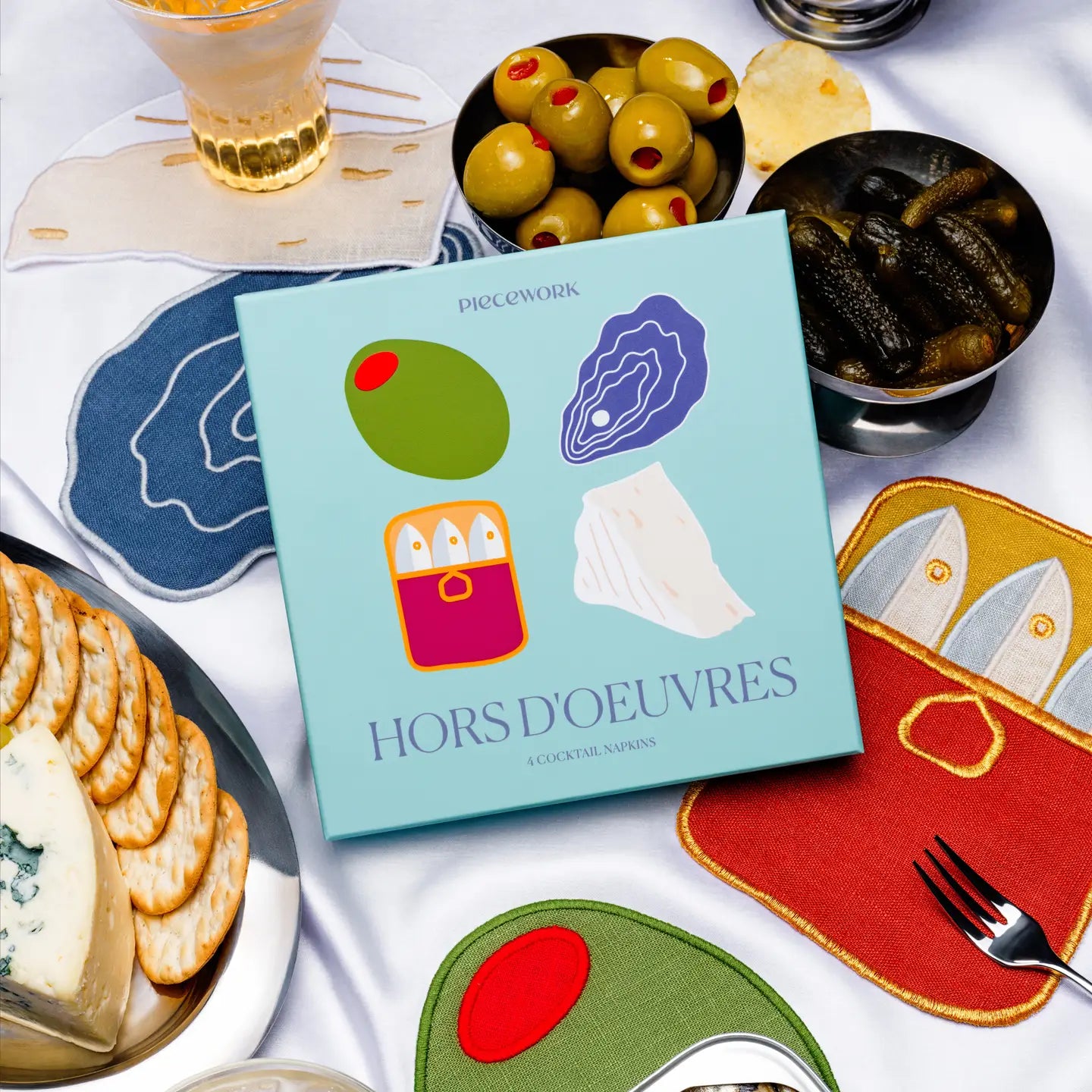 Hors D'oeuvres Linen Napkins