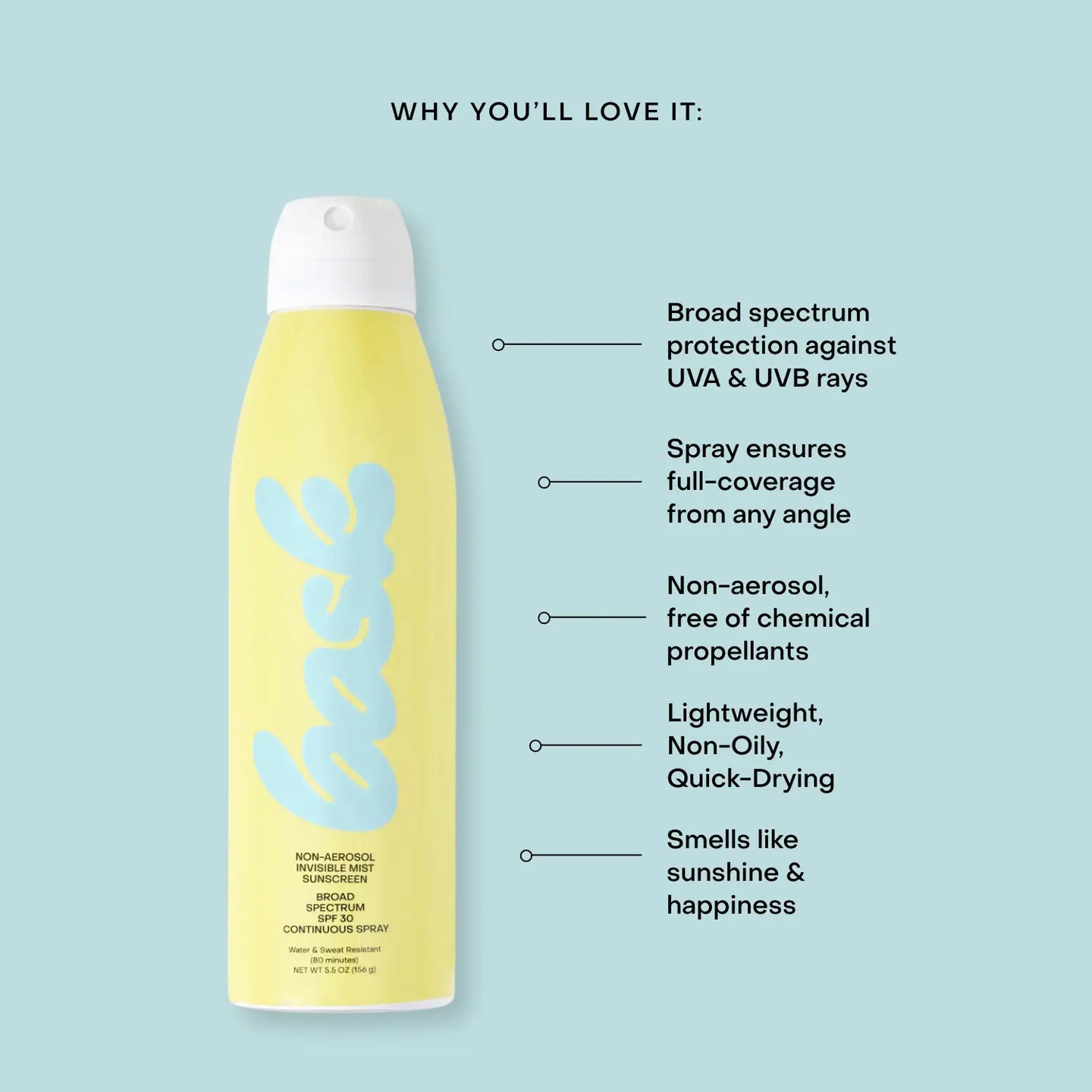 Bask Non Aerosol Sunscreen Spray